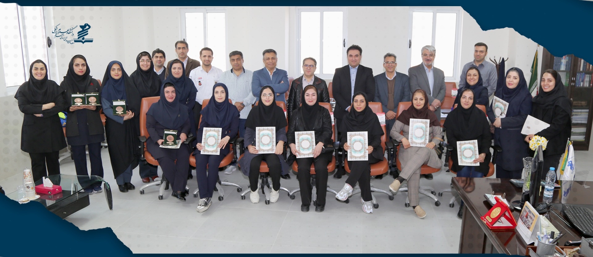 تجلیل از بانوان مدال آور دانشگاه در چهارمین المپیاد ورزشی وزارت بهداشت